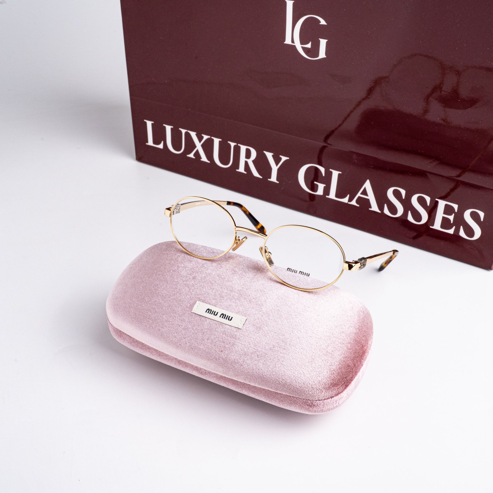 MIU MIU MU 50ZV 5AK1O1 GOLD