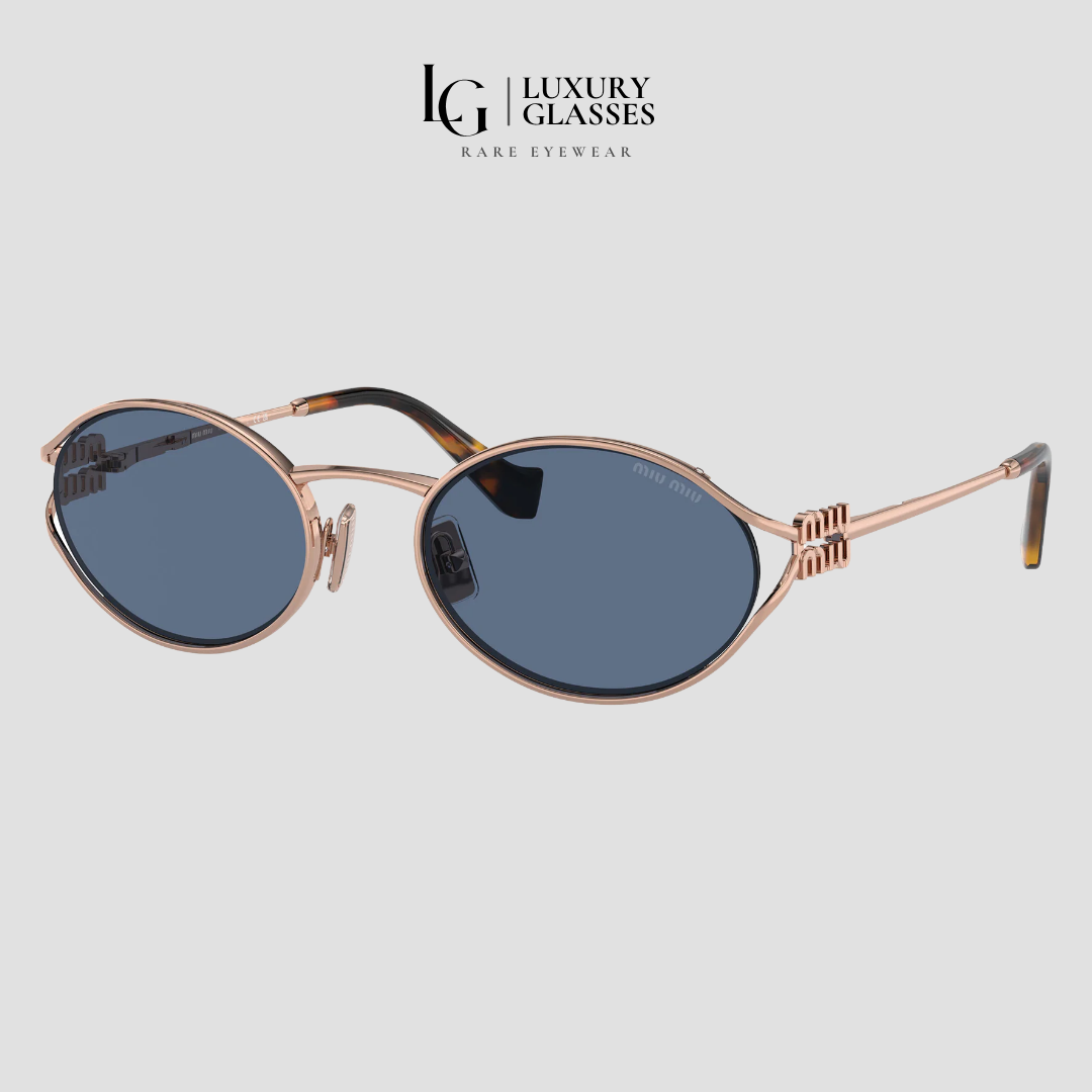 MIU MIU MU 52YS ZVF1V1 PINK GOLD DARK BLUE