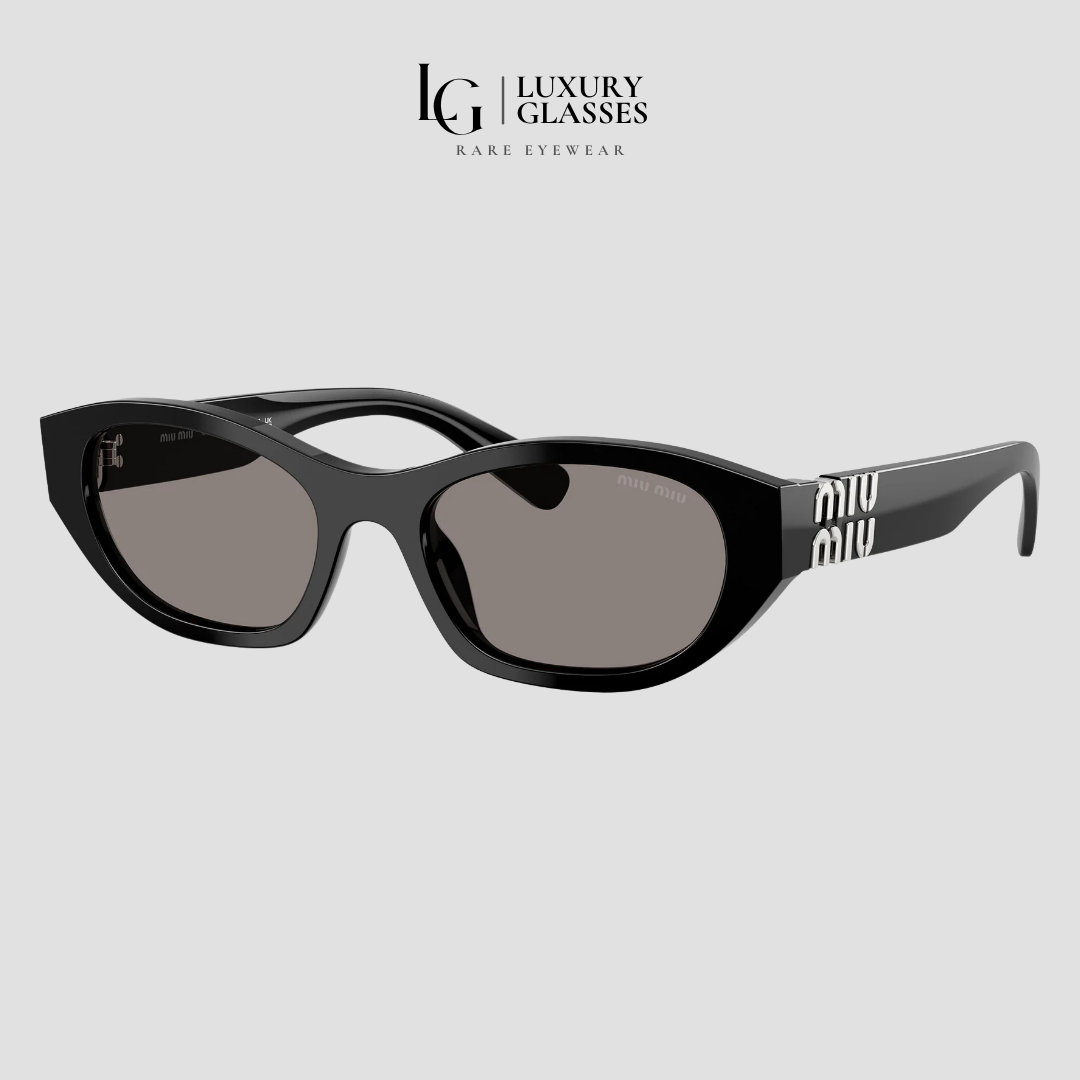 MIU MIU MU A03S 16K80Q BLACK DARK GREY
