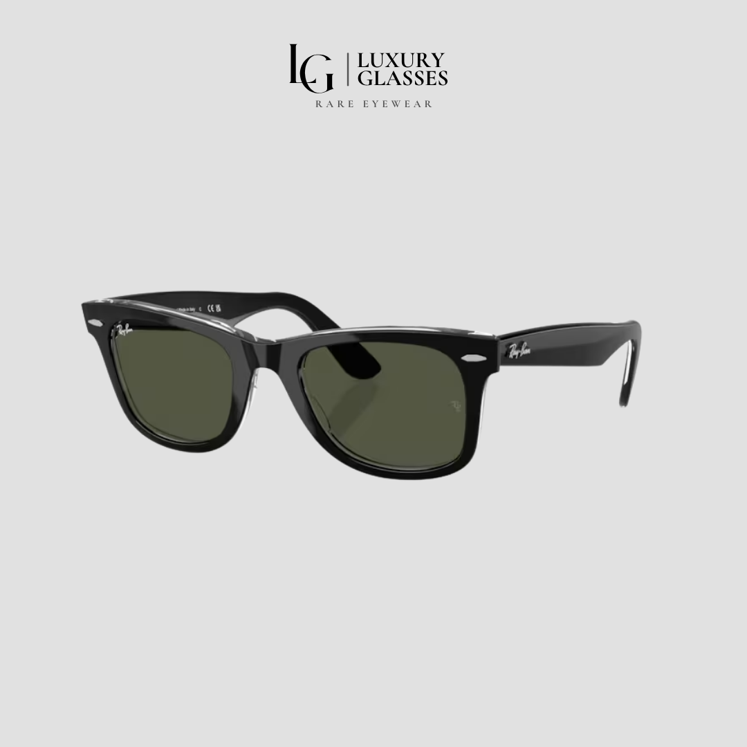 RAYBAN 0RB2140F 901 BLACK G-15 GREEN