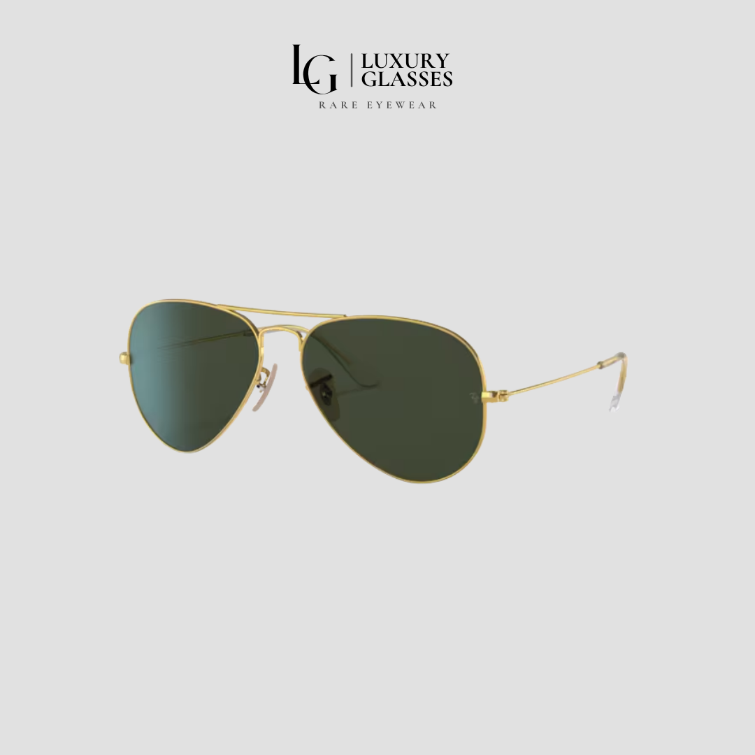 RAYBAN 0RB3025 L0205 ARISTA GOLD G-15 GREEN