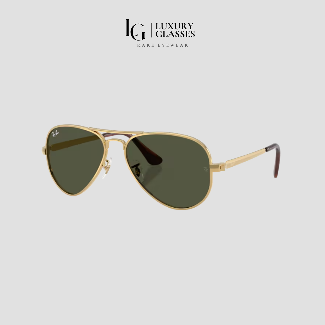 RAYBAN 0RB3925 001/31 ARISTA GOLD GREEN