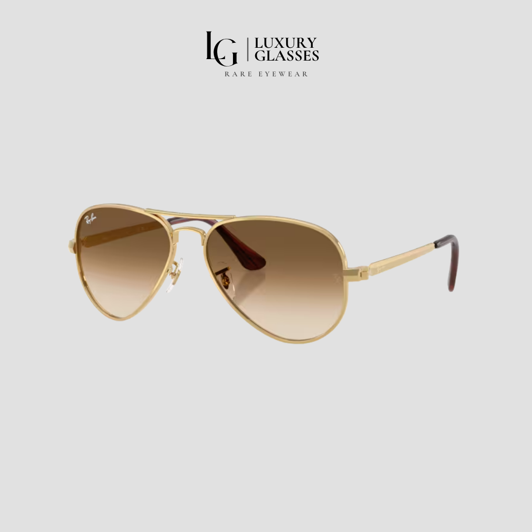 RAYBAN 0RB3925 001/51 ARISTA GOLD CLEAR GRADIENT BROWN
