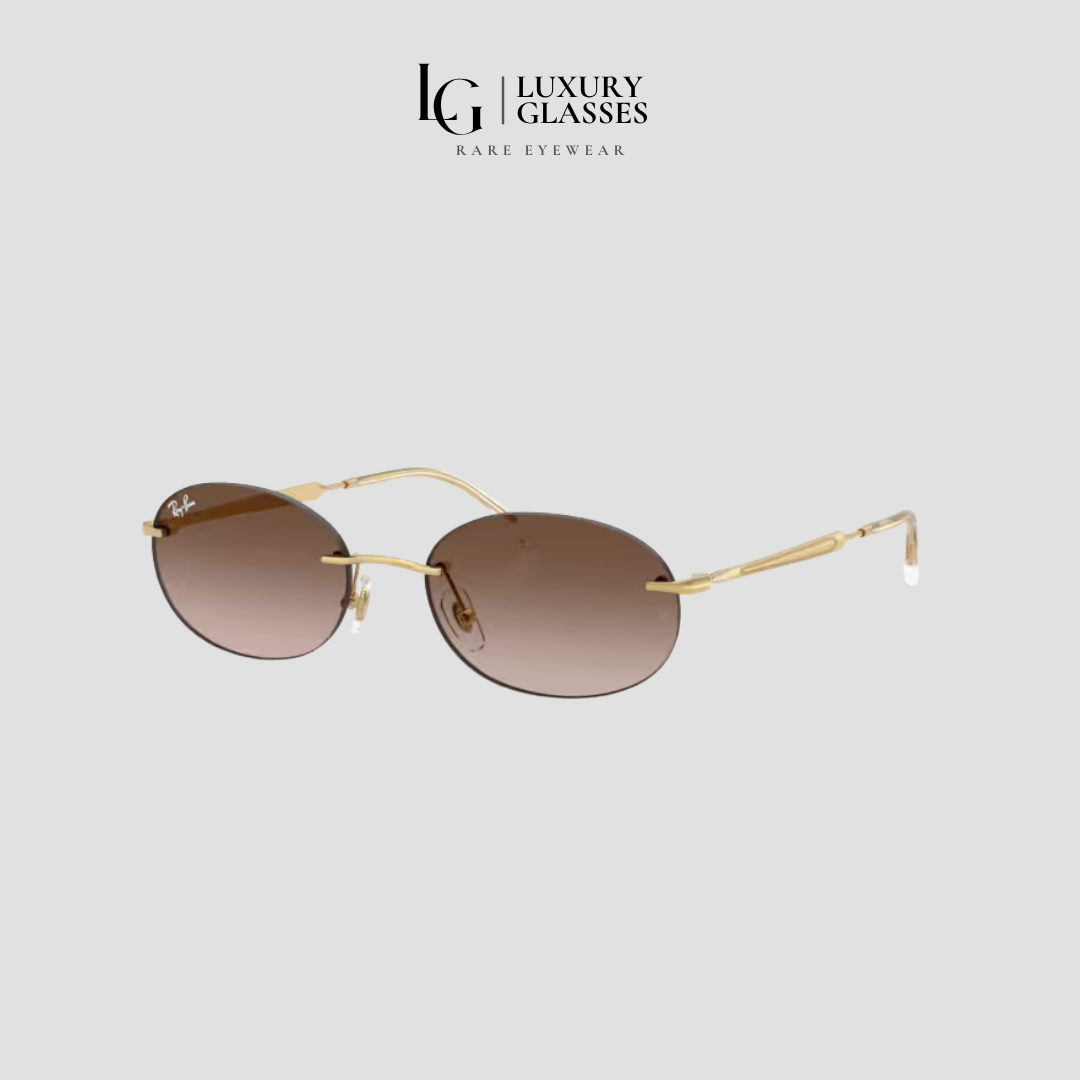 RAYBAN 0RB3767 001/13 ARISTA GOLD GRADIENT BROWN