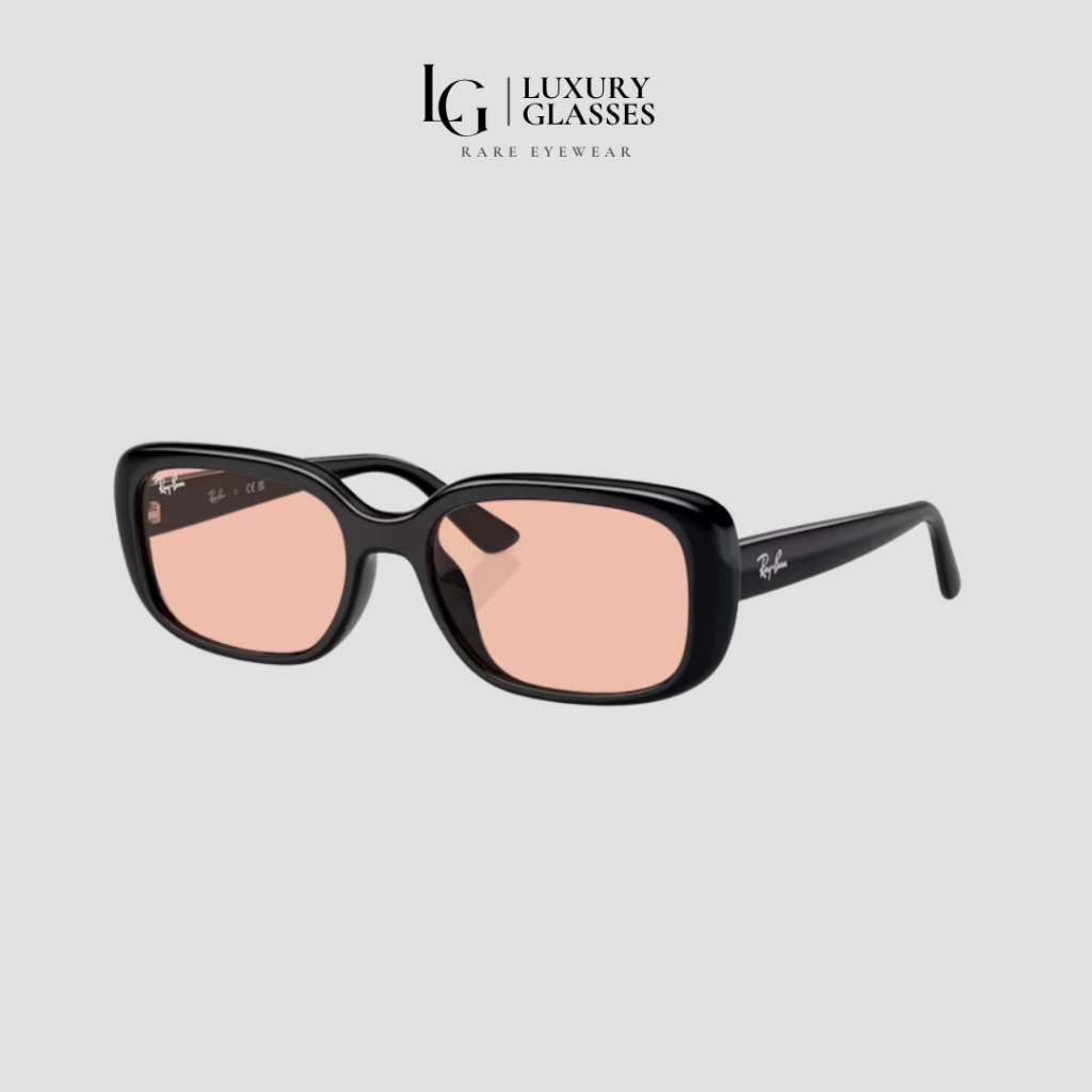 RAYBAN 0RB4421D 667784 BLACK DARK PINK