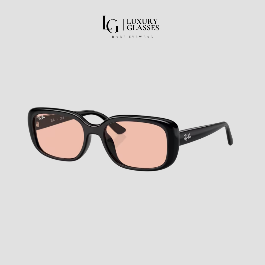 RAYBAN 0RB4421D 667784 BLACK DARK PINK