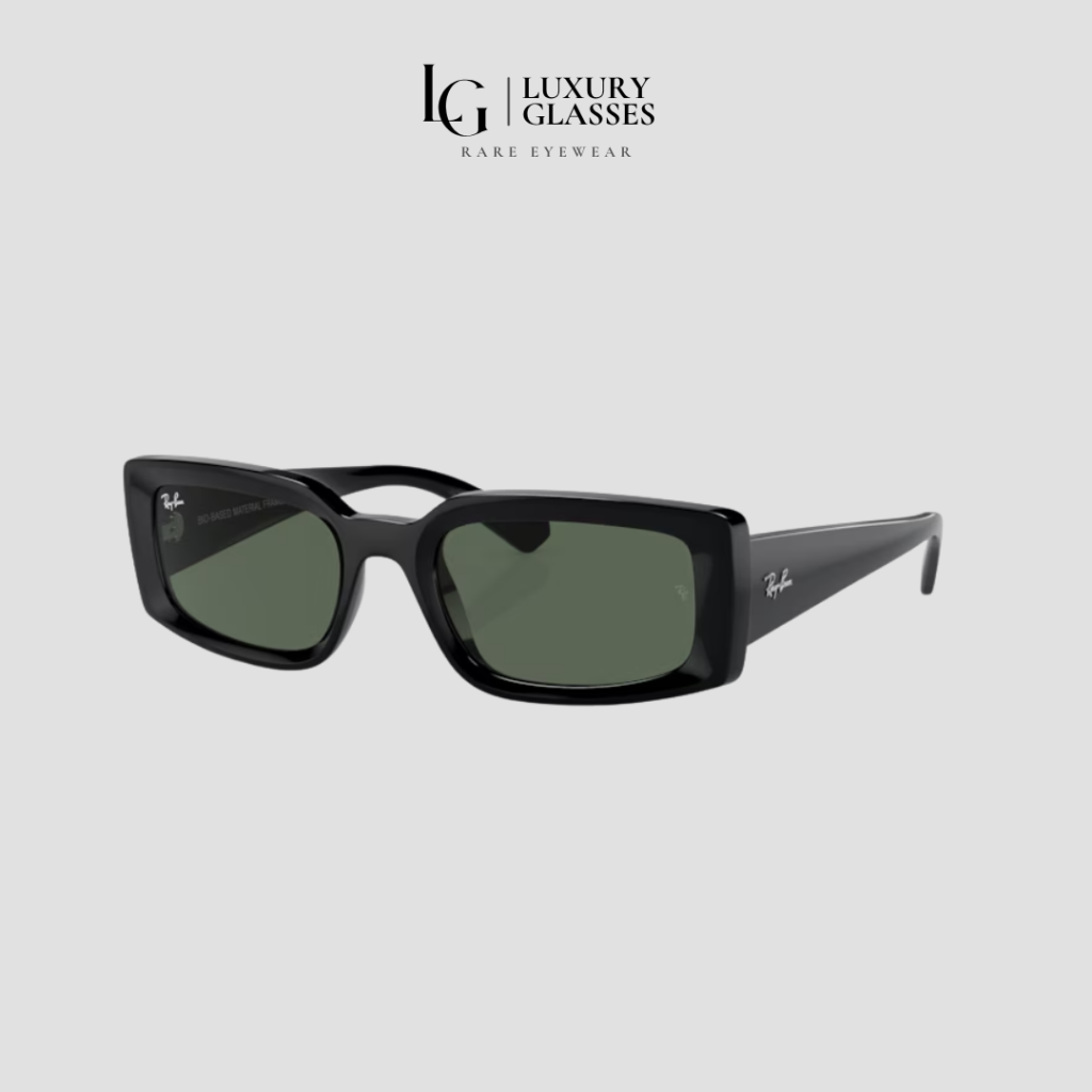 RAYBAN 0RB4395F 667771 BLACK DARK GREEN