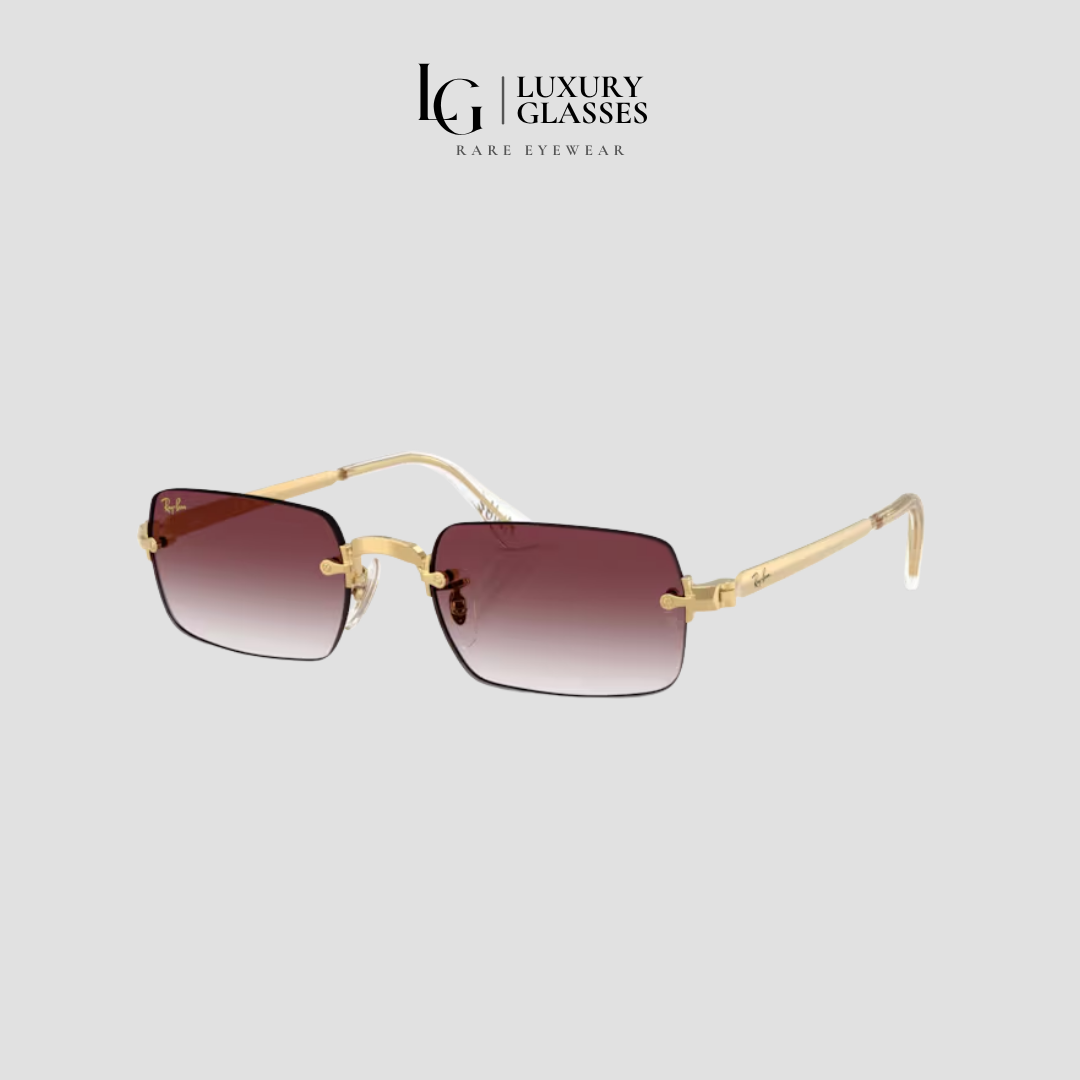 RAYBAN x A$AP Rocky 0RB3928 001/8H ARISTA GOLD CLEAR GRADIENT DARK VIOLET