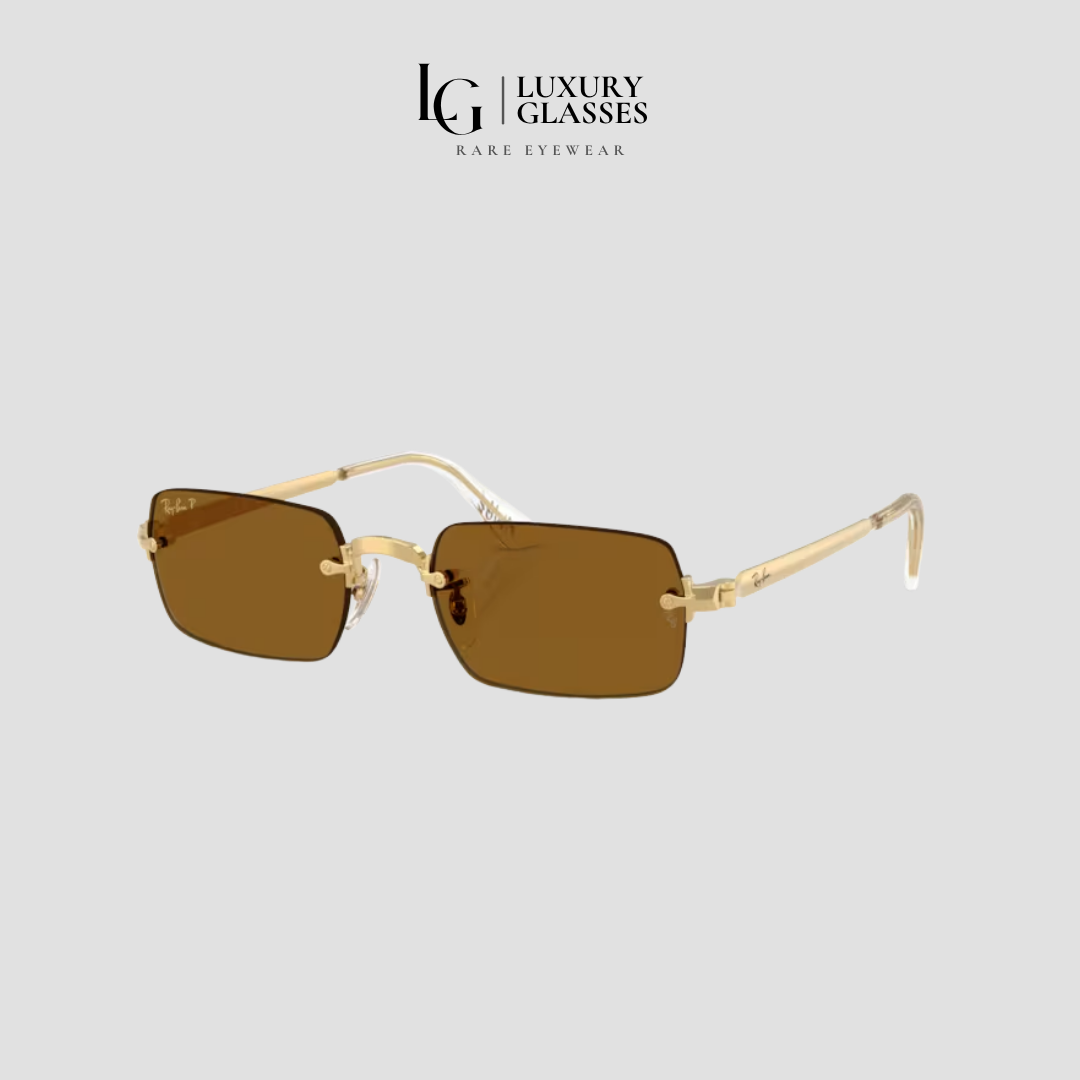 RAYBAN x A$AP Rocky 0RB3928 001/83 ARISTA GOLD DARK BROWN POLARIZED