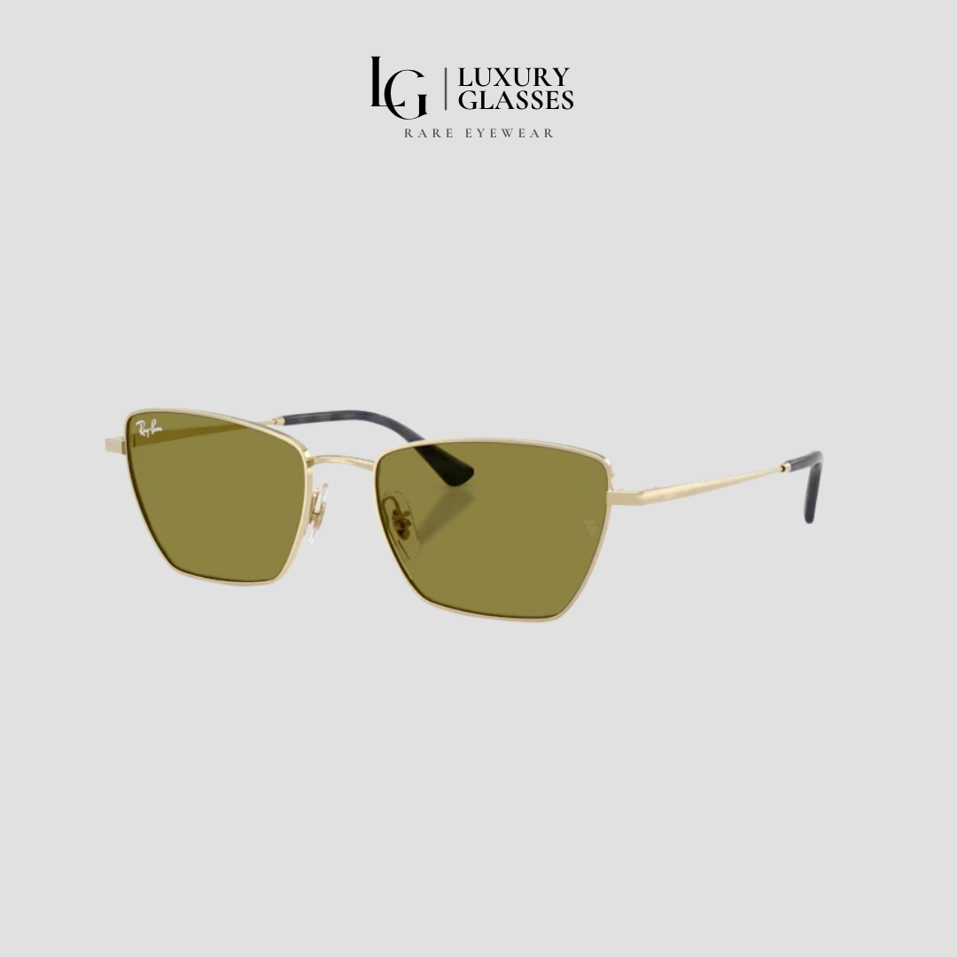 RAYBAN x JENNIE 0RB3783 9213/2 PALE GOLD GREEN