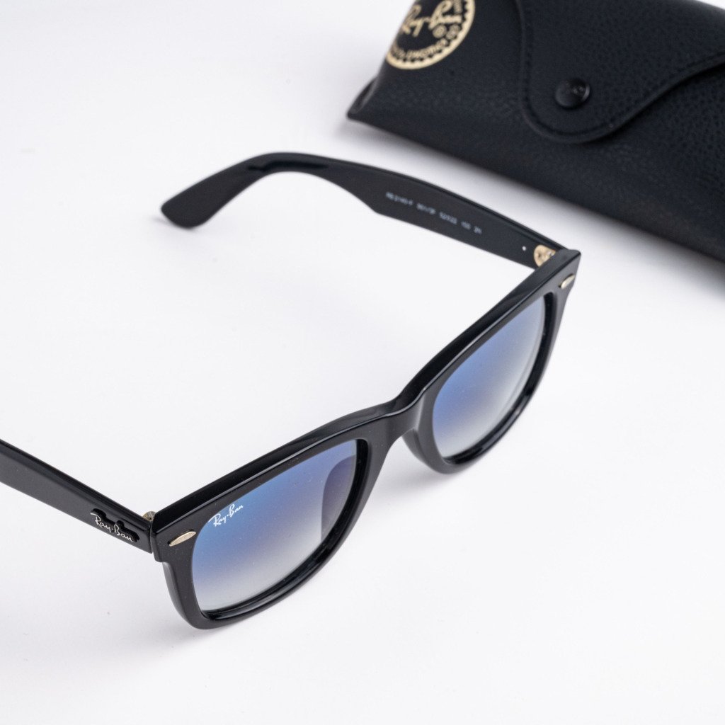 RAYBAN 0RB2140F 901_3F BLACK BLUE – 52_22_150(1)