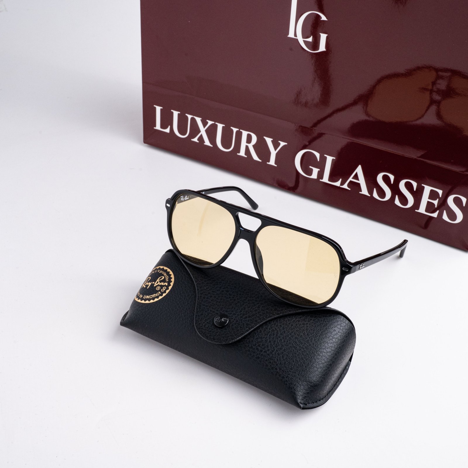 RAYBAN 0RB2198 901/R6 BLACK YELLOW