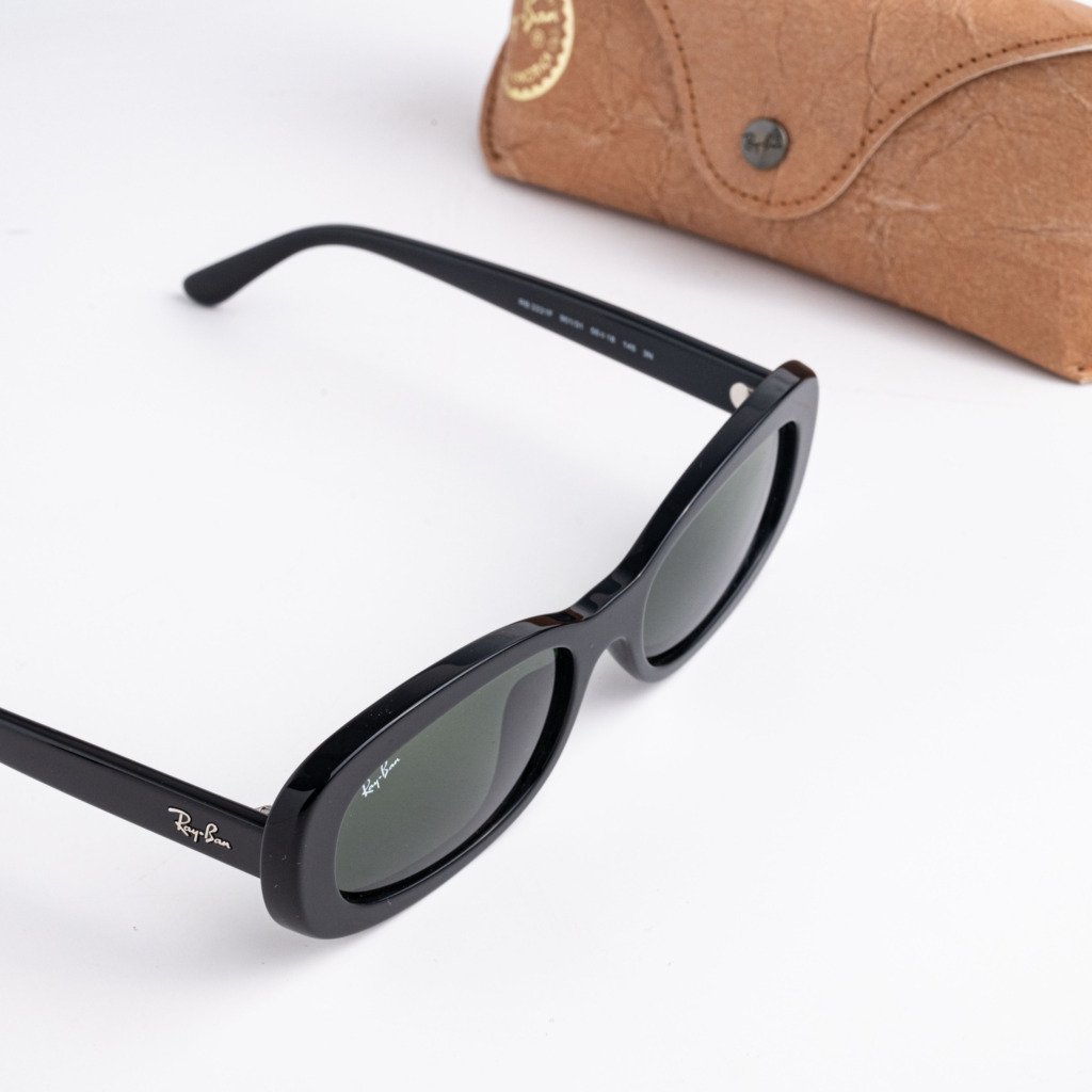 RAYBAN 0RB2221F 901_31 BLACK GREEN – 55_18_145(3)