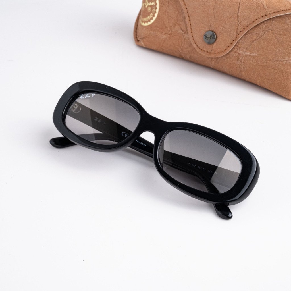 RAYBAN 0RB2221F 901_M3 BLACK GRADIENT GREY POLARIZED – 55_18_145(3)
