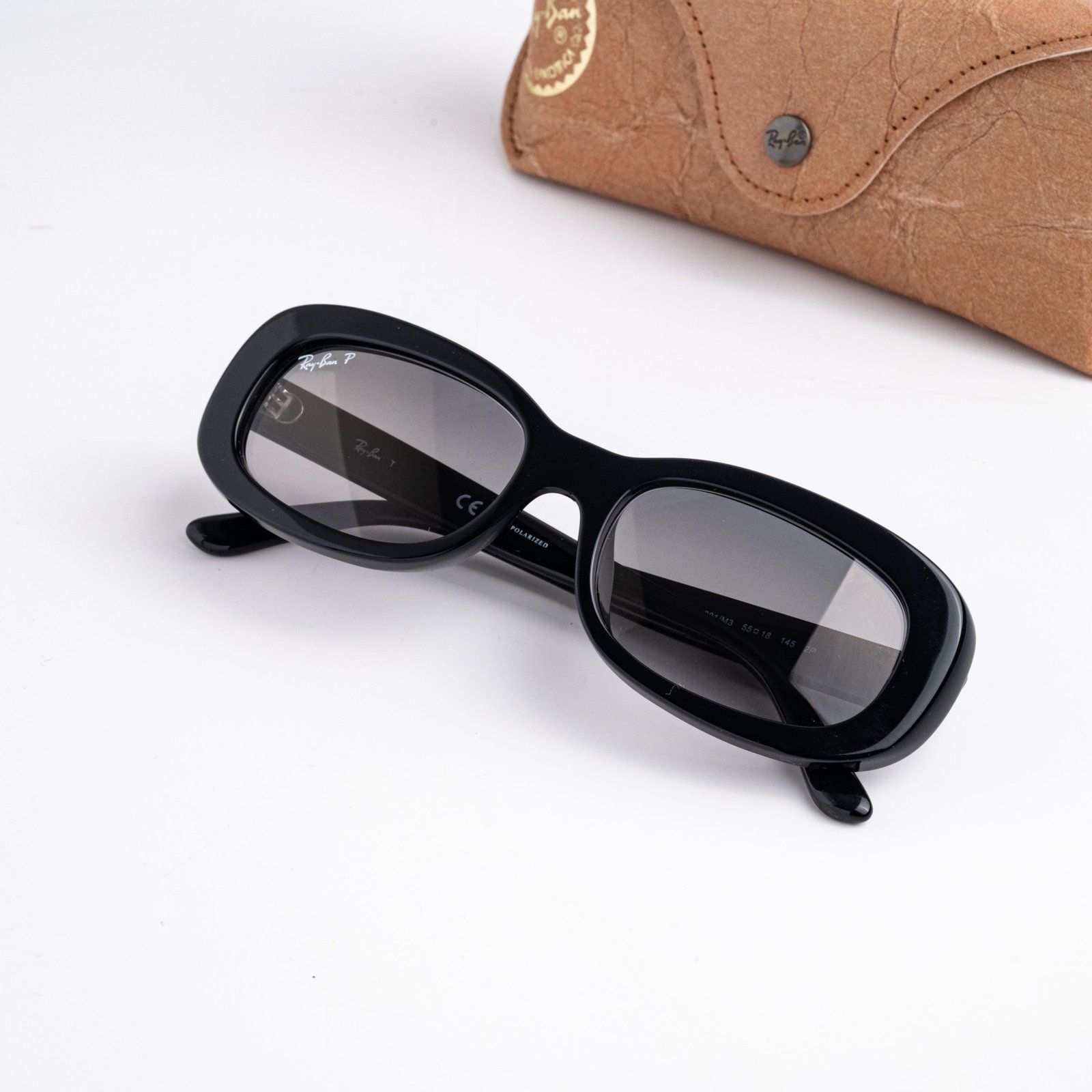 RAYBAN 0RB2221F 901_M3 BLACK GRADIENT GREY POLARIZED – 55_18_145(3)