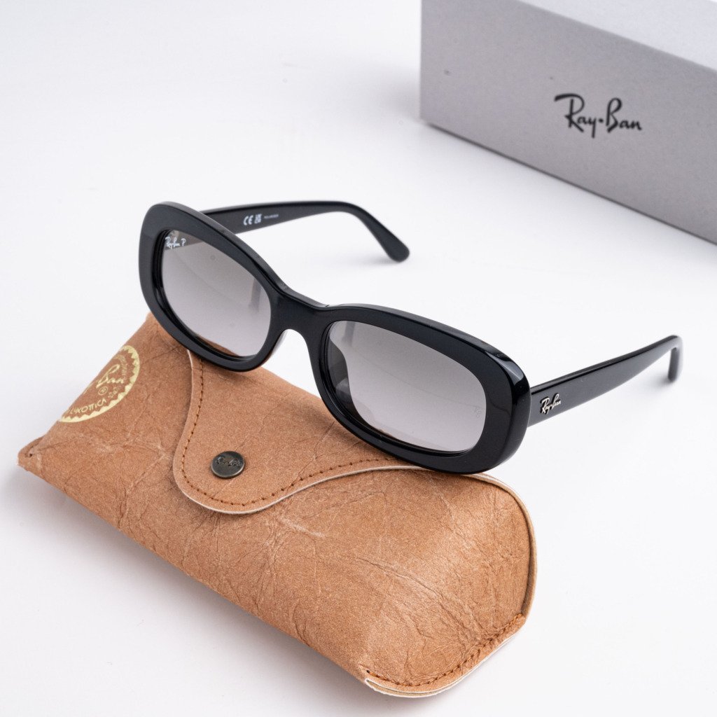 RAYBAN 0RB2221F 901_M3 BLACK GRADIENT GREY POLARIZED – 55_18_145(4)