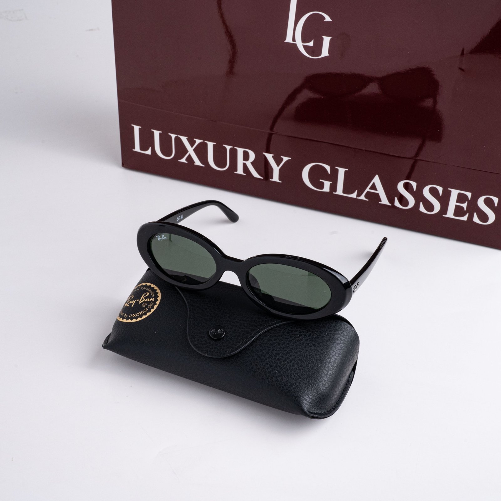 RAYBAN 0RB2223F 601/31 BLACK GREEN