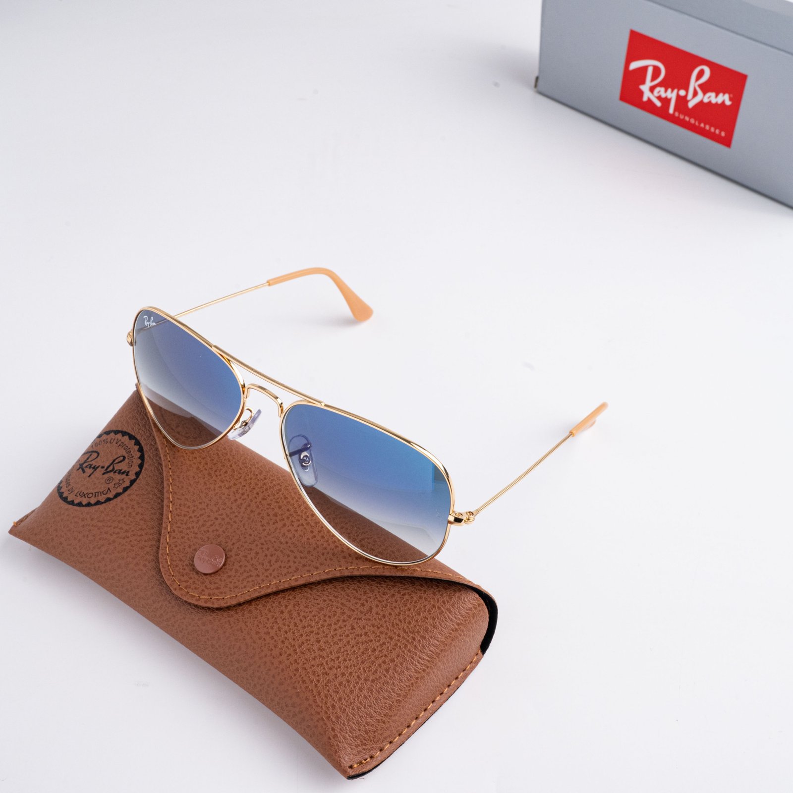 RAYBAN 0RB3025 001_3F ARISTA GOLD LIGHT BLUE – 58_14_135(2)