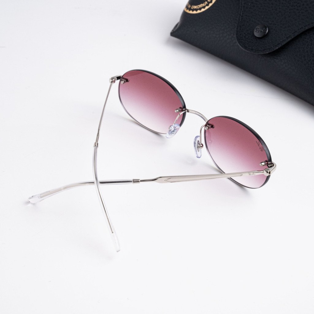 RAYBAN 0RB3767 003_8H SILVER CLEAR GRADIENT DARK VIOLET – 54_18_145