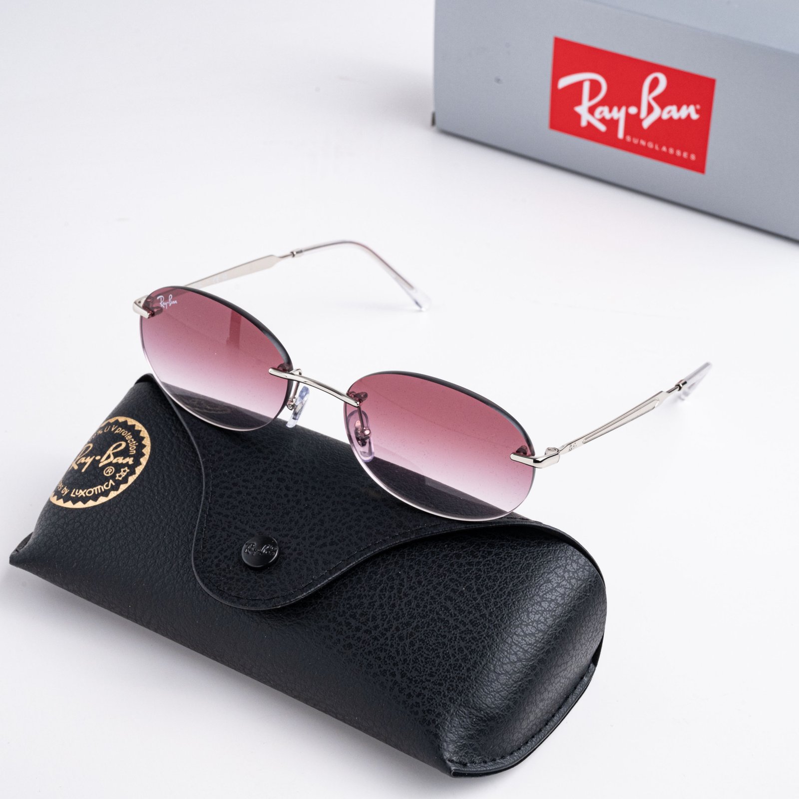 RAYBAN 0RB3767 003_8H SILVER CLEAR GRADIENT DARK VIOLET – 54_18_145(2)