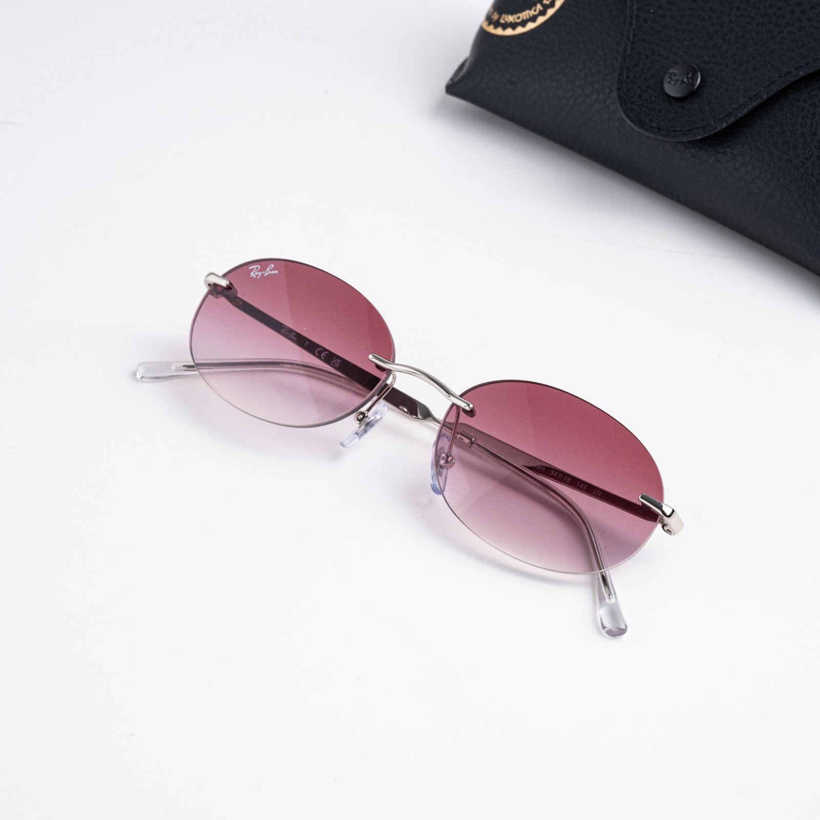 RAYBAN 0RB3767 003_8H SILVER CLEAR GRADIENT DARK VIOLET – 54_18_145(4)