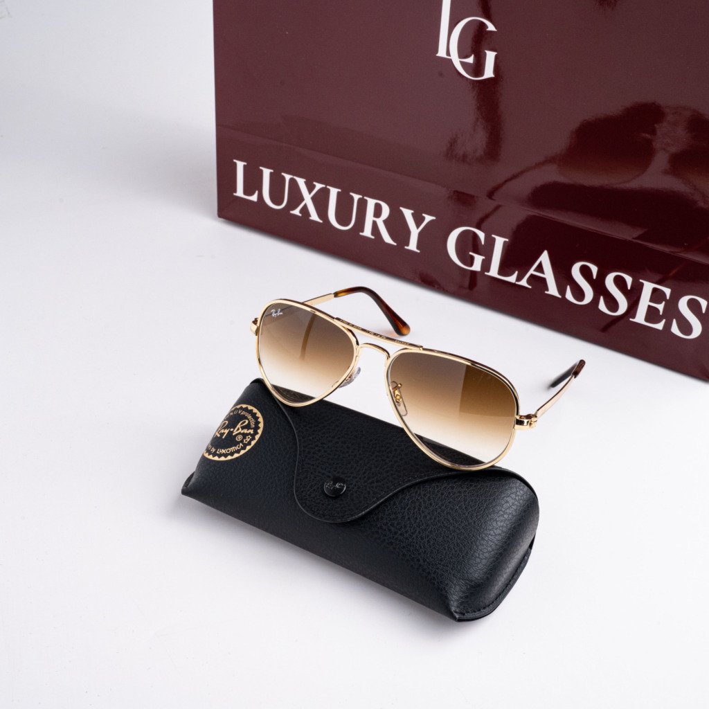 RAYBAN 0RB3925 001_51 ARISTA GOLD CLEAR GRADIENT BROWN – 58_16_145(3)
