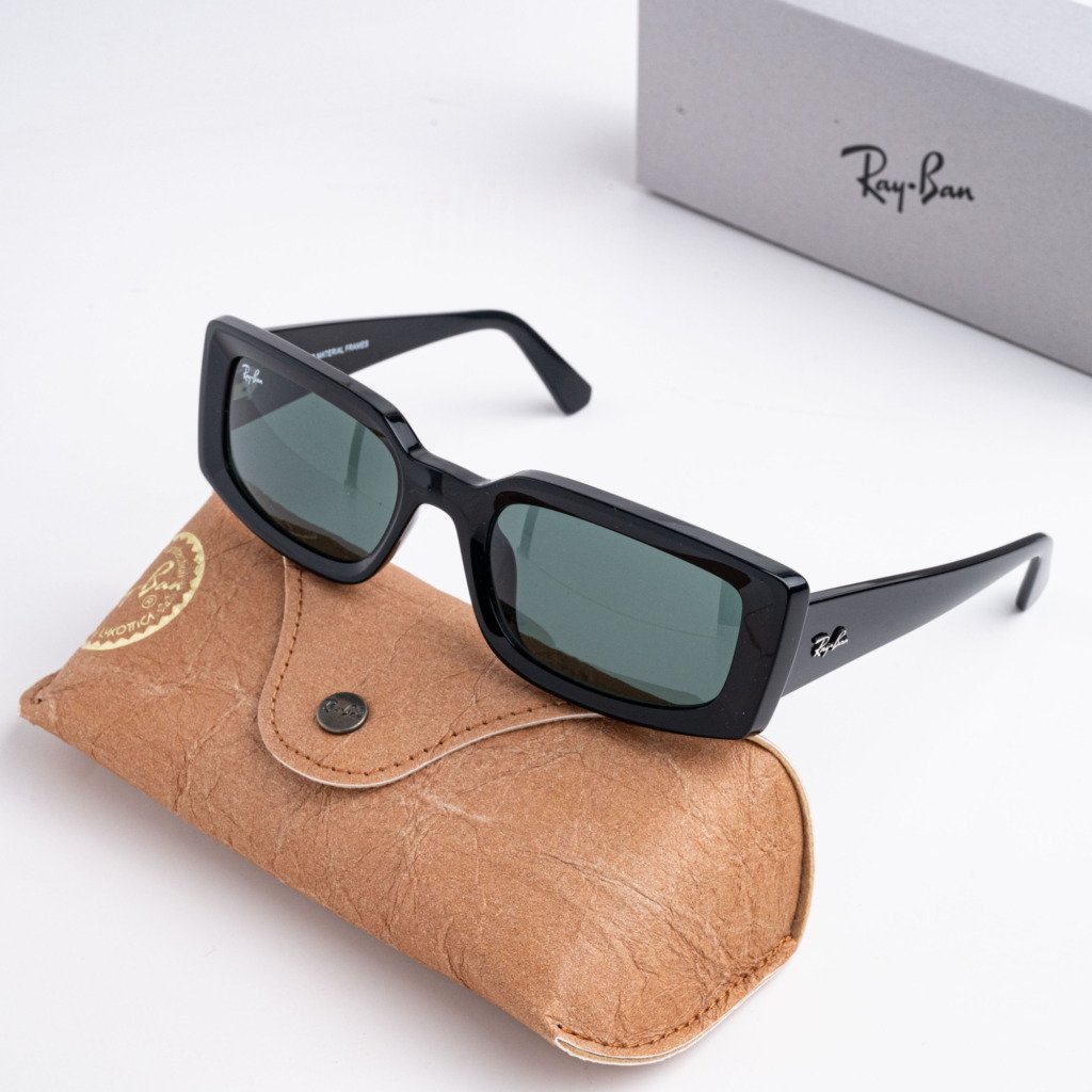 RAYBAN 0RB4395F 667771 BLACK DARK GREEN – 54_21_140
