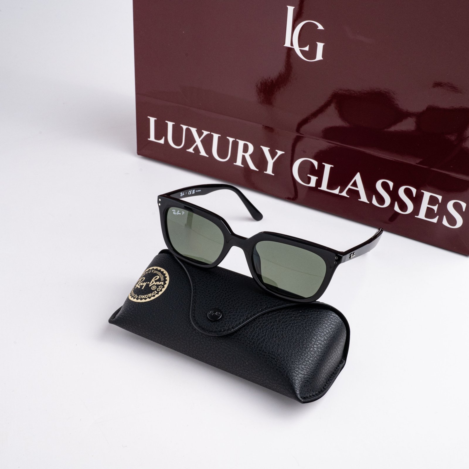 RAYBAN 0RB4439D 901/9A BLACK DARK GREEN POLARIZED