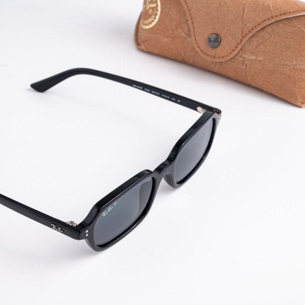 RAYBAN 0RB4455F 667781 BLACK DARK GREEN POLARIZED – 51_19_145