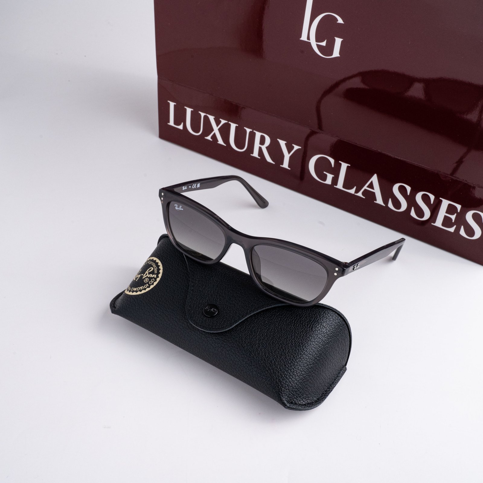 RAYBAN 0RB4474D 667511 TRANSPARENT DARK GREY