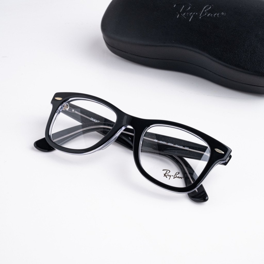 RAYBAN 0RX4340V 2034 BLACK ON TRANSPARENT – 50_22_150(1)
