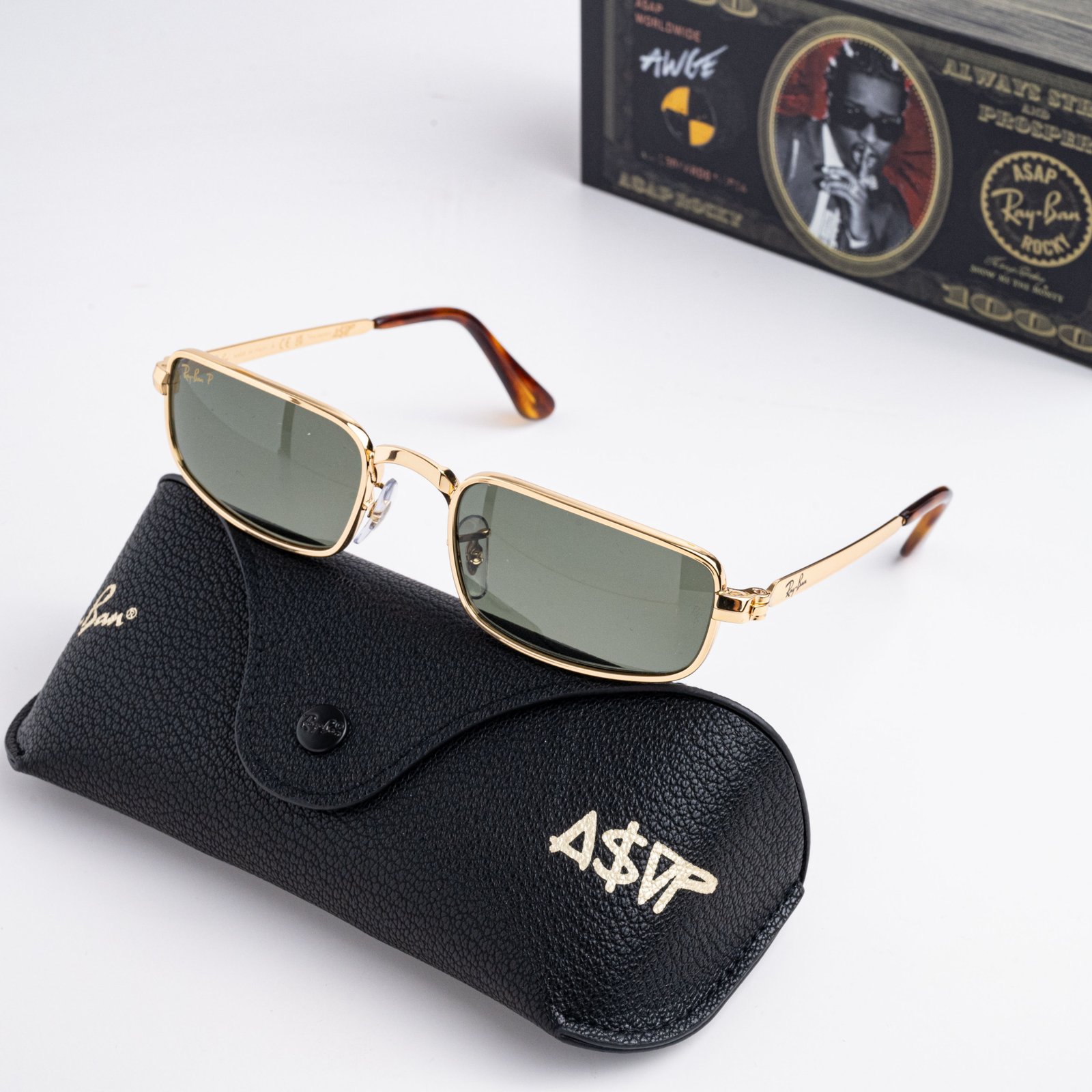 RAYBAN x A$AP Rocky 0RB3927 001_58 ARISTA GOLD GREEN POLARIZED – 54_21_145(1)