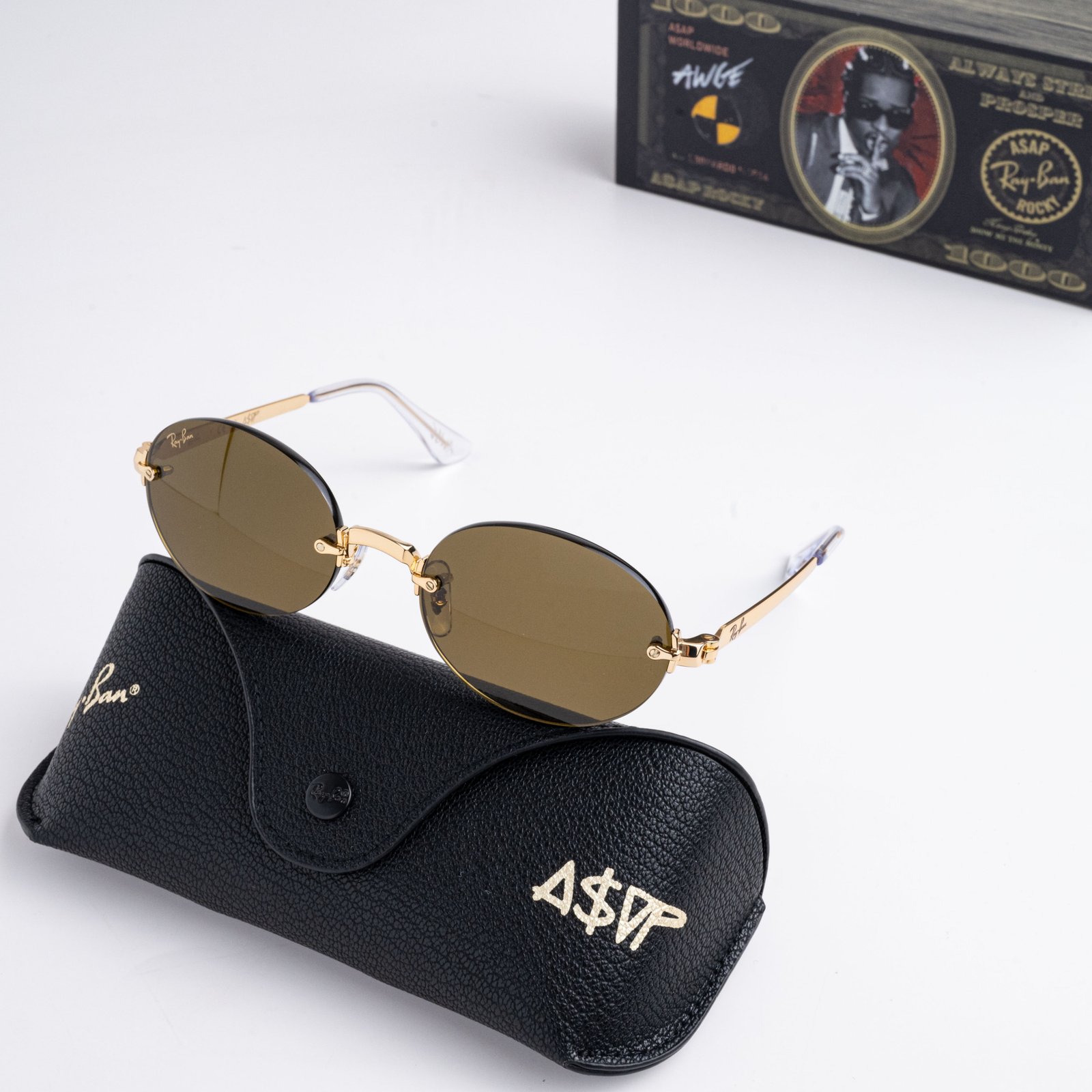 RAYBAN x A$AP Rocky 0RB3929 001_73 ARISTA GOLD DARK BROWN – 54_20_145
