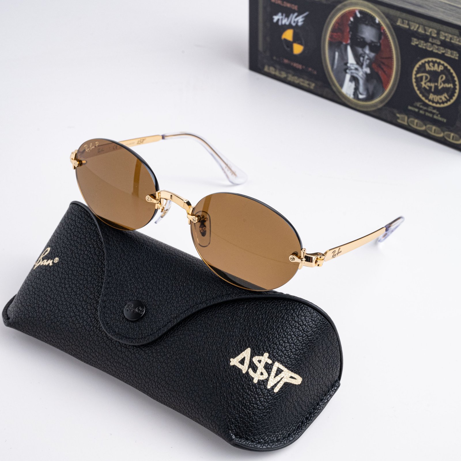 RAYBAN x A$AP Rocky 0RB3929 001_83 ARISTA GOLD DARK BROWN POLARIZED – 54_20_145(4)
