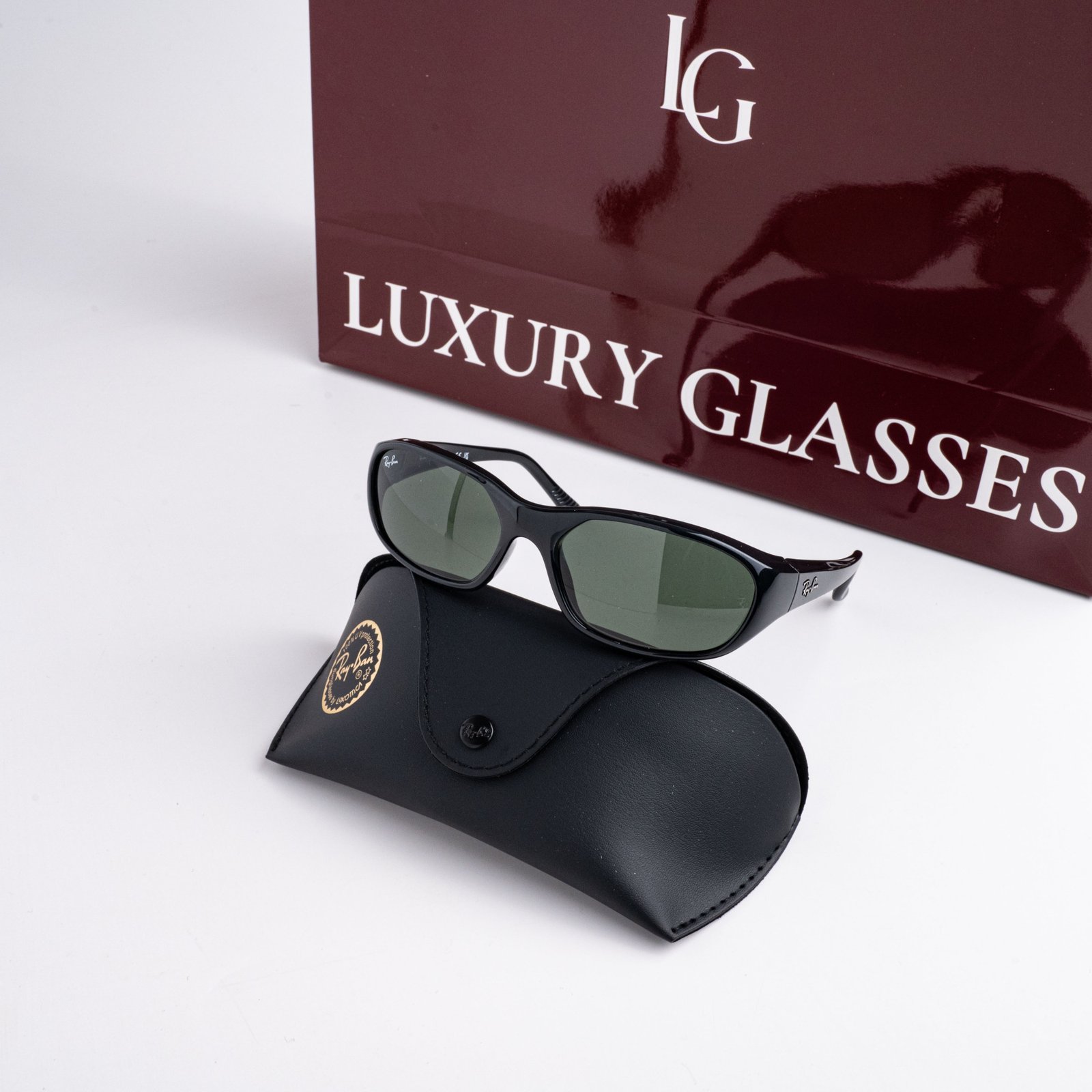 RAYBAN x JENNIE 0RB2016 601/31 BLACK G-15 GREEN
