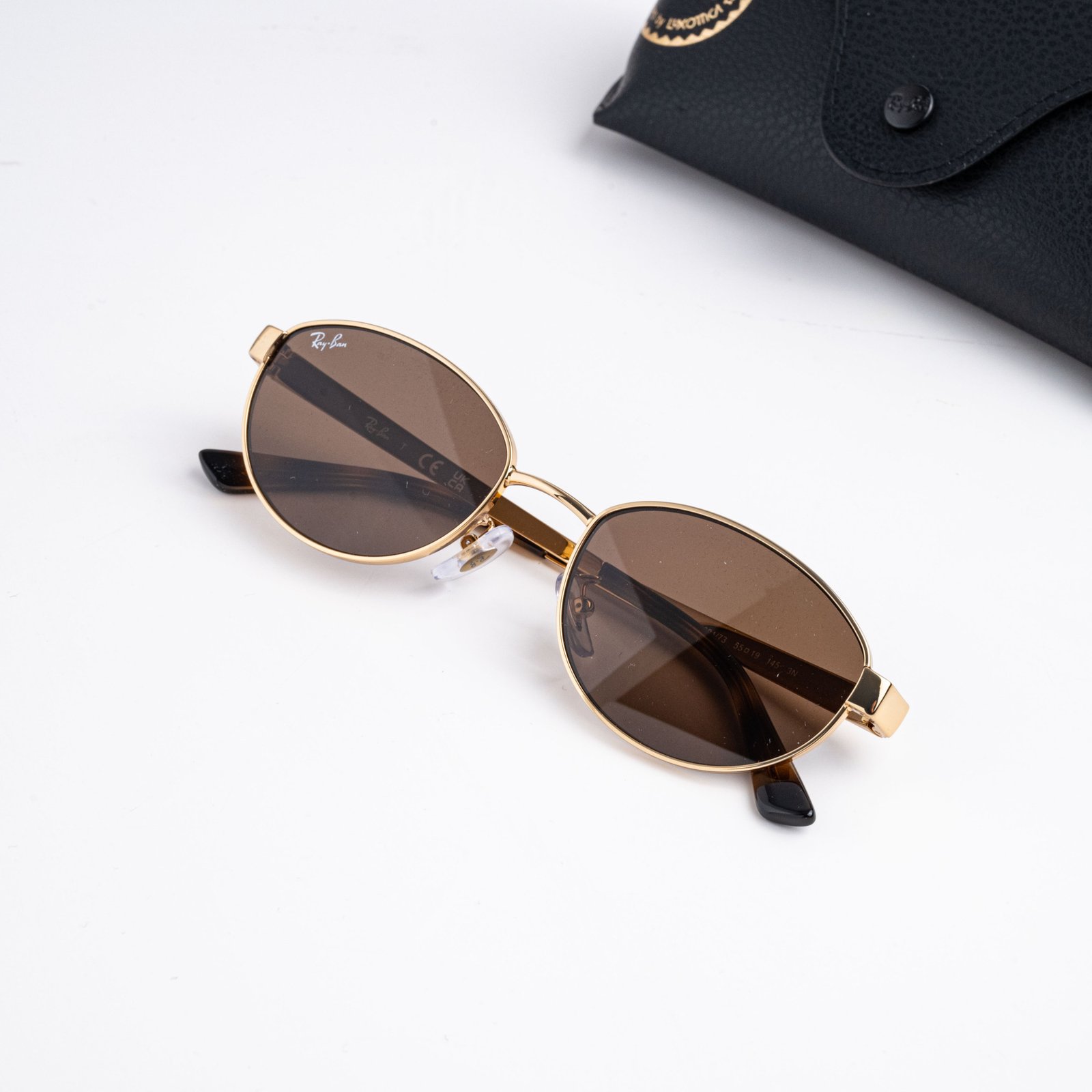 RAYBAN x JENNIE 0RB3774D 001_73 ARISTA GOLD DARK BROWN – 55_19_145(4)
