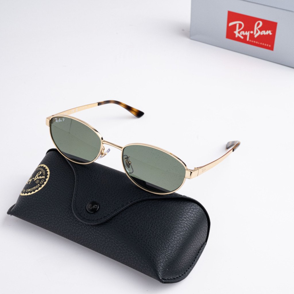 RAYBAN x JENNIE 0RB3774D 001_9A ARISTA GOLD DARK GREEN POLARIZED – 55_19_145(1)