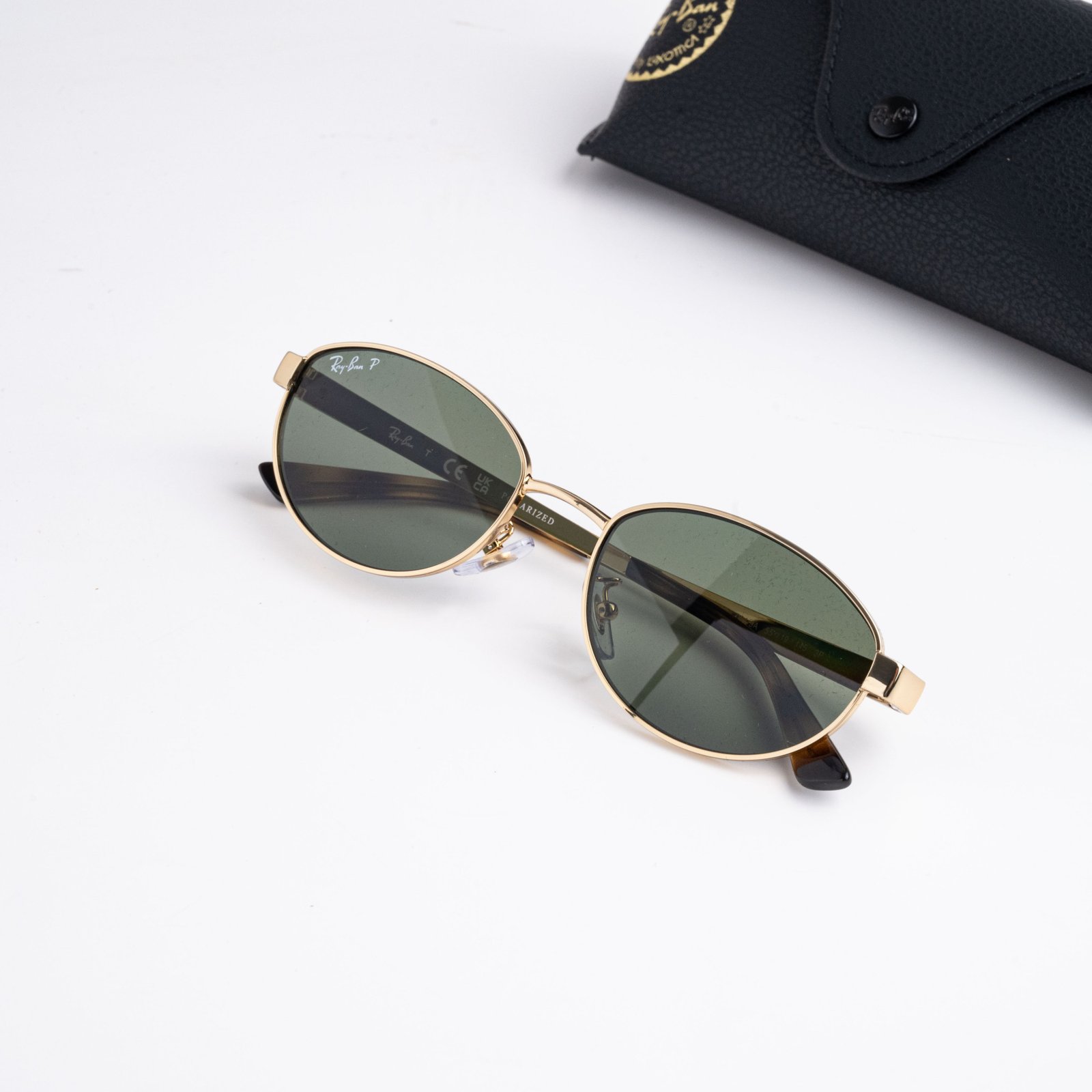 RAYBAN x JENNIE 0RB3774D 001_9A ARISTA GOLD DARK GREEN POLARIZED – 55_19_145(4)