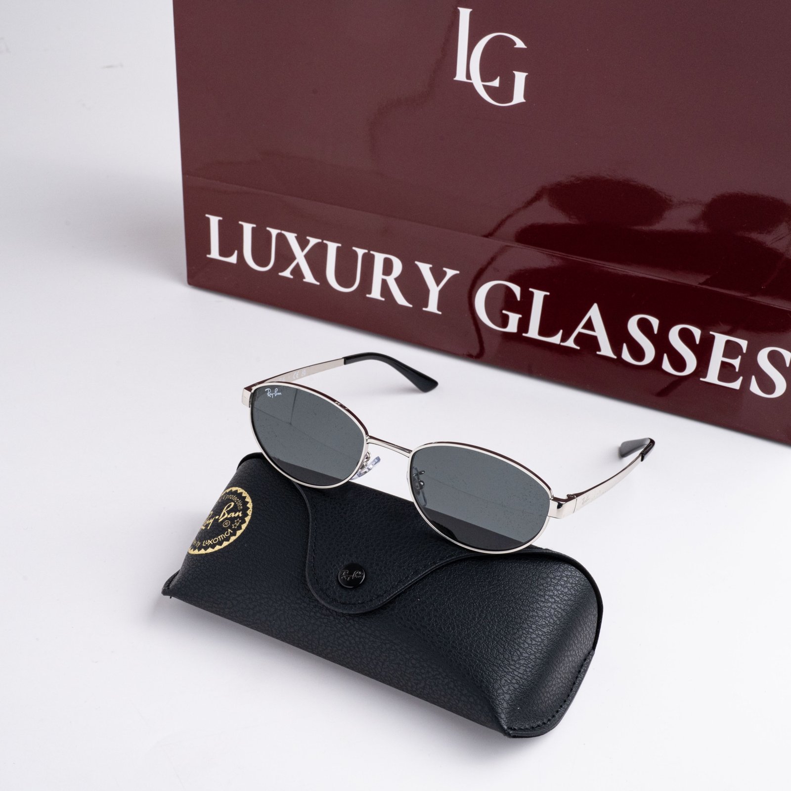 RAYBAN x JENNIE 0RB3774D 003/87 SILVER DARK GREY