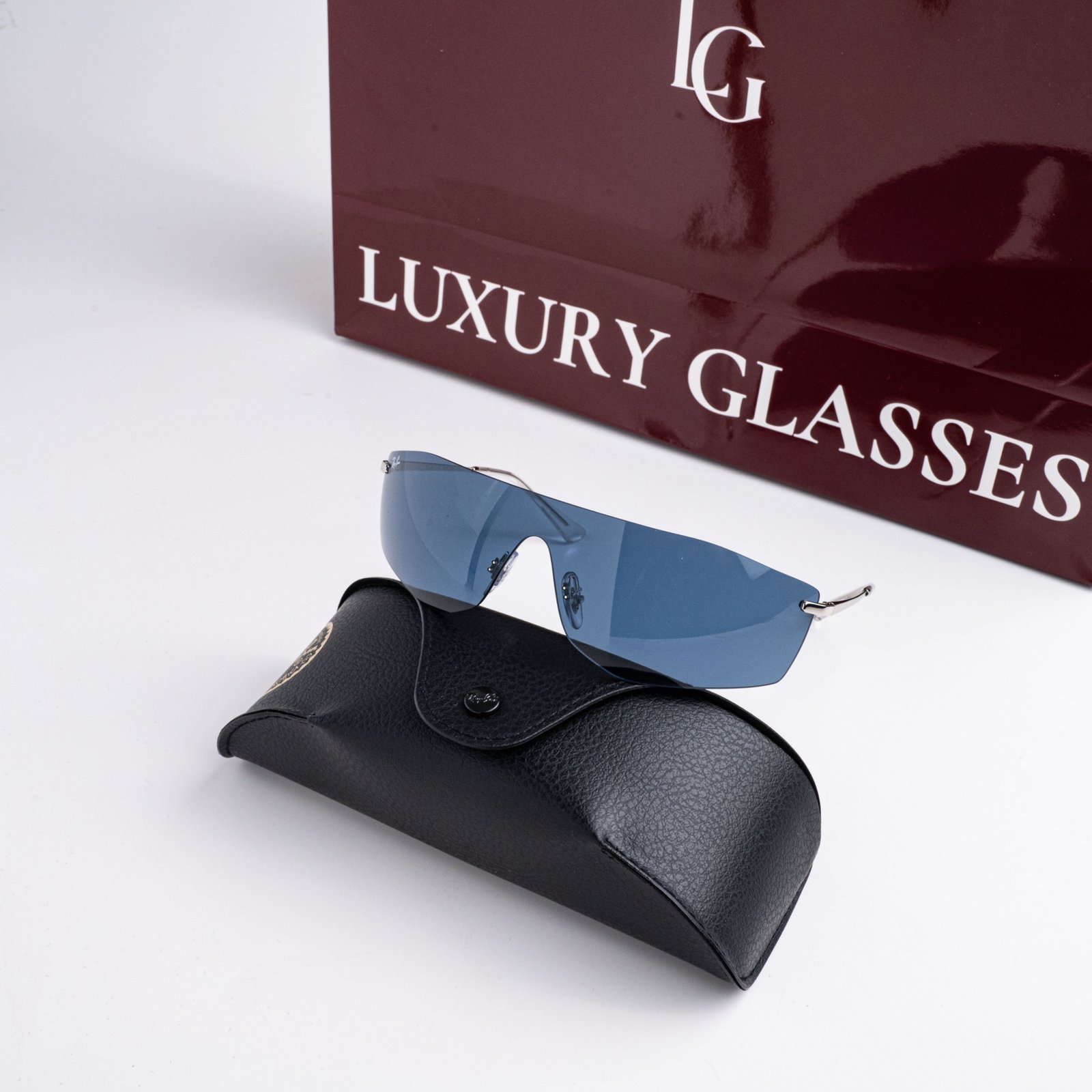 RAYBAN x JENNIE 0RB3781 003/80 SILVER DARK BLUE