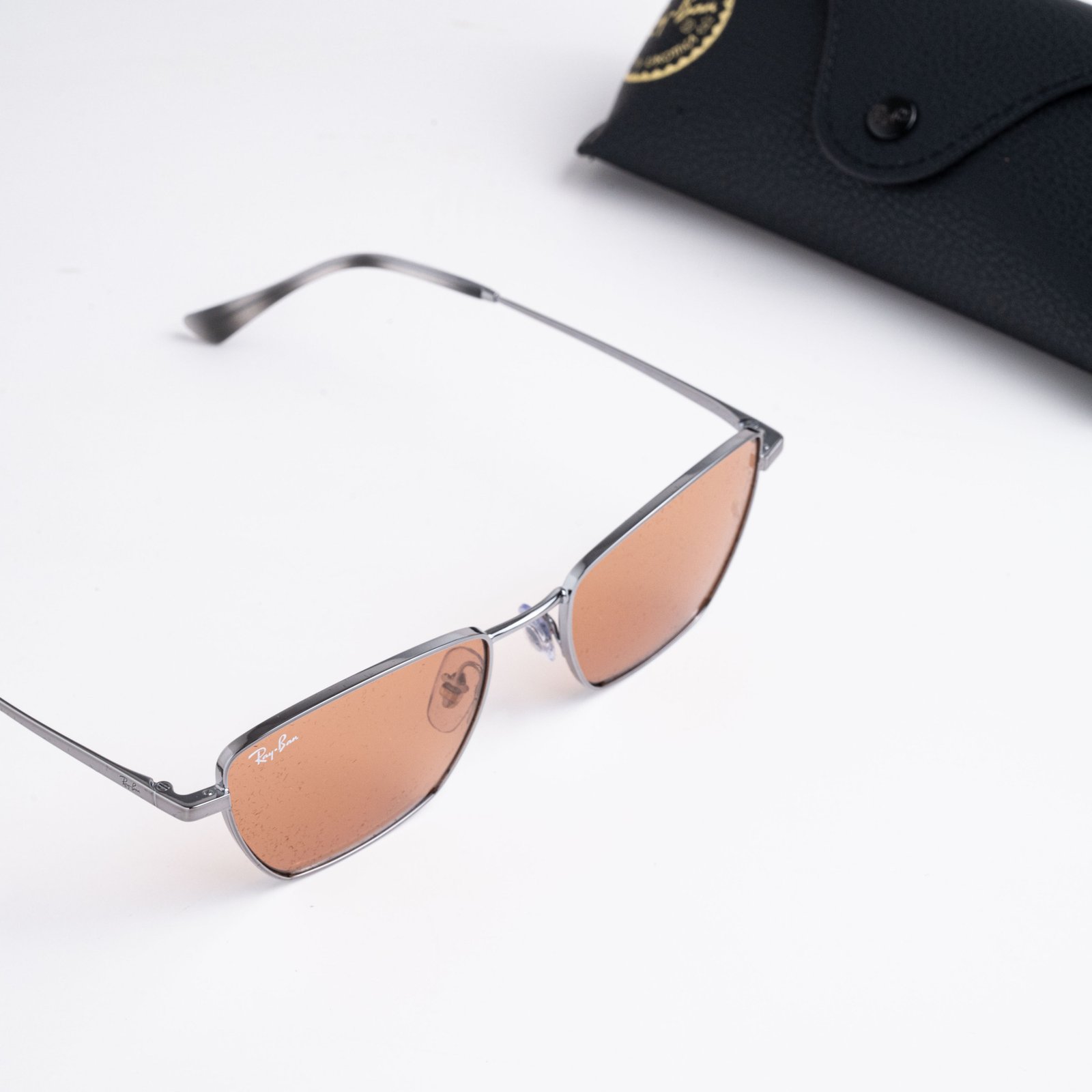 RAYBAN x JENNIE 0RB3783 004_7 GUNMENTAL ORANGE – 53_18_145