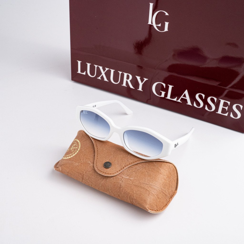 RAYBAN x JENNIE 0RB4473D 677219 WHITE CLEAR GRADIENT LIGHT BLUE – 56_18_145(2)