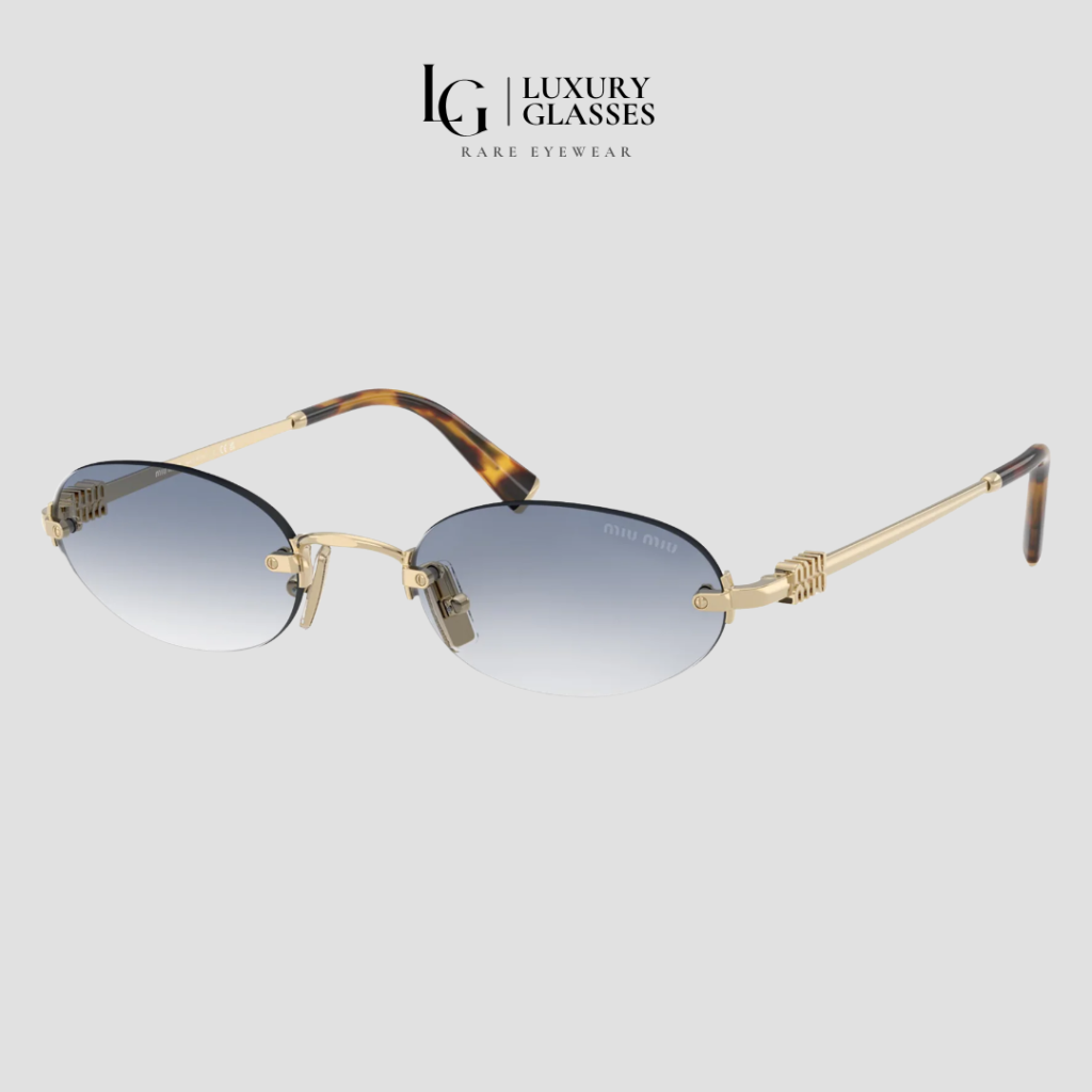 MIU MIU MU A54S ZVN80O PALE GOLD LIGHT BLUE – 51/20/140