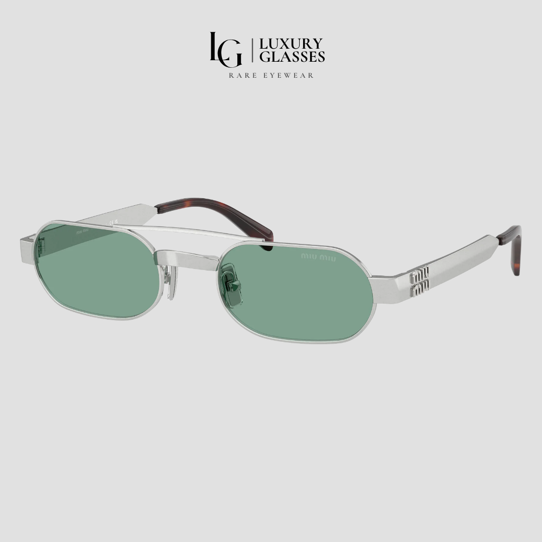 MIU MIU MU B52S 21M40Y ANCIENT SILVER GREEN