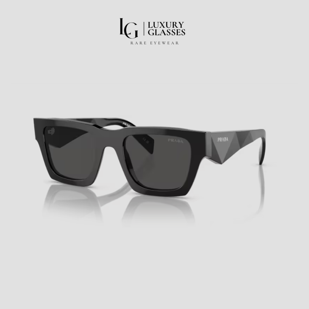 PRADA 0PR A06SF 16K08Z BLACK DARK GREY – 54/19/145