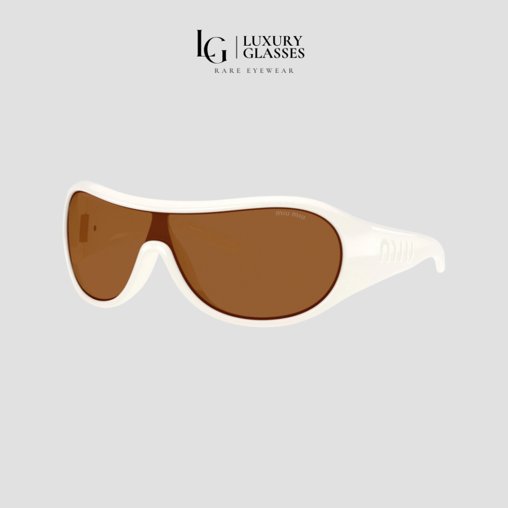MIU MIU 0MU B14SU 17K20V WHITE DARK BRONZE – 33/133