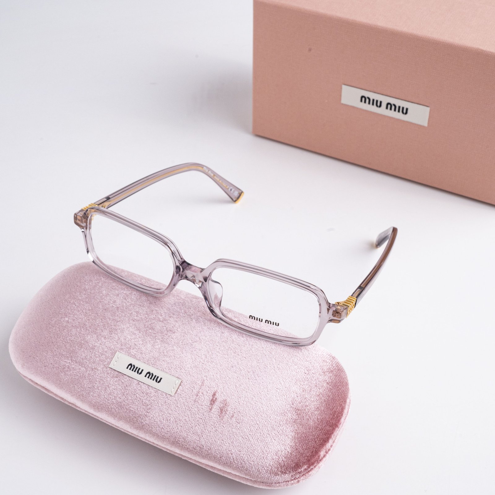 MIU MIU 0MU 01YVF 12W1O1 MAUVE TRANSPARENT – 53_16_140