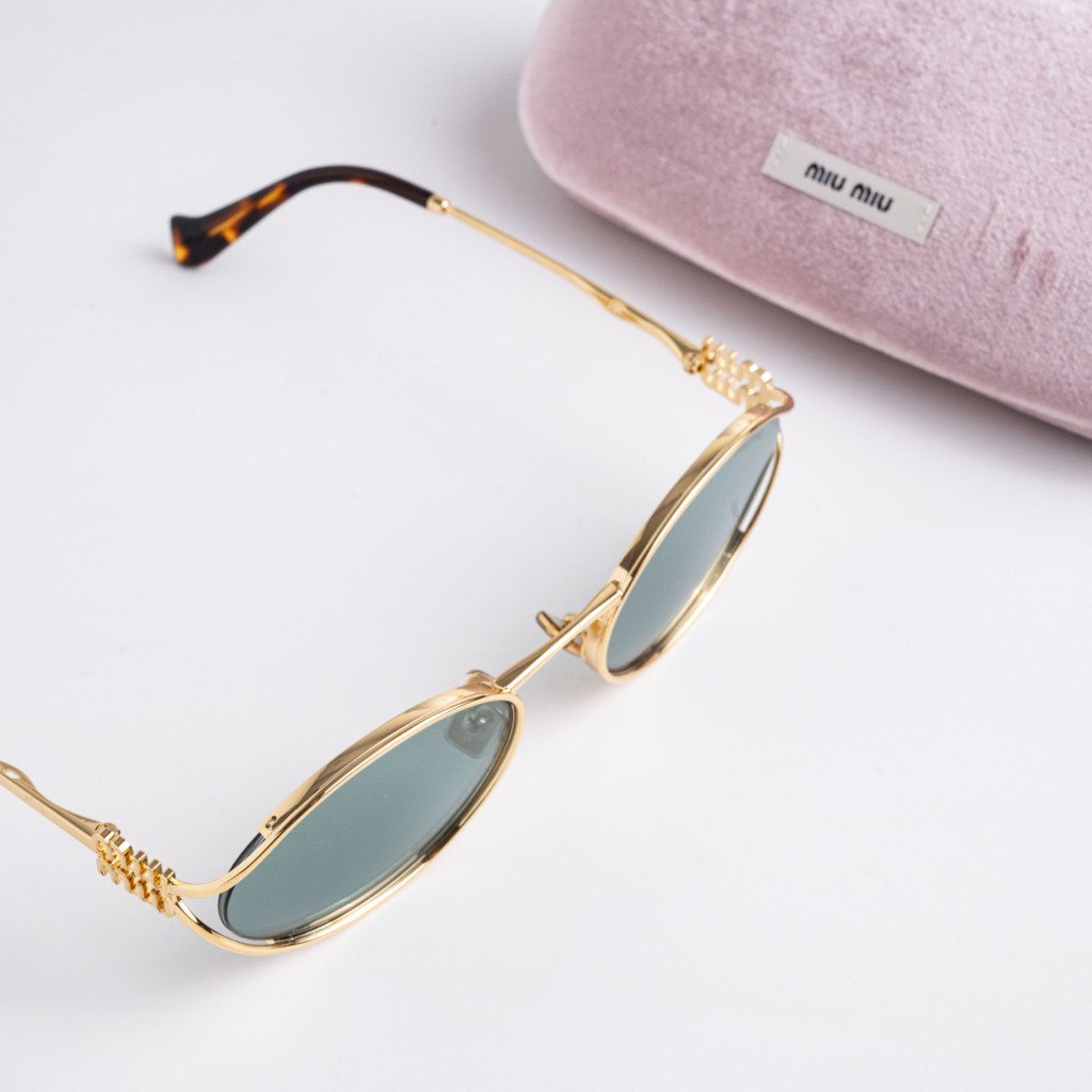 MIU MIU 0MU 52YS 5AK04M GOLD GREEN MIRROR INTERNAL SILVER – 54_21_125(1)