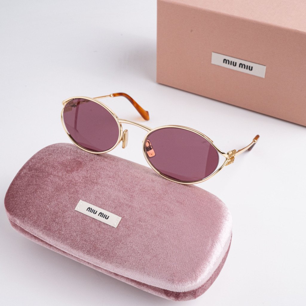 MIU MIU 0MU 52YS 5AK20Y GOLD DARK VIOLET – 54_21_125