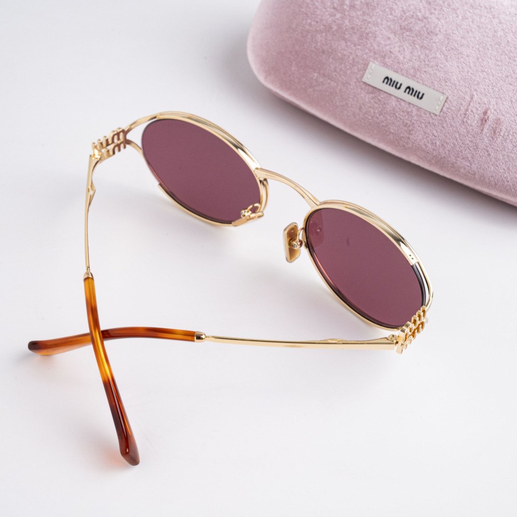 MIU MIU 0MU 52YS 5AK20Y GOLD DARK VIOLET – 54_21_125(1)